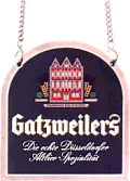 Brauereischild Gatzweilers aus Email